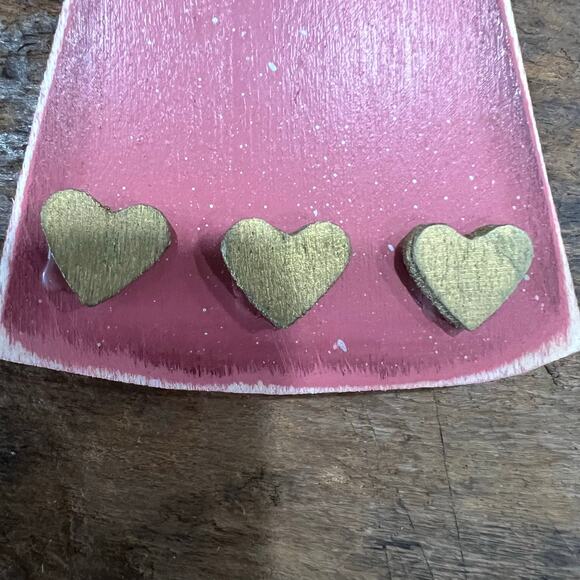 Vintage Collectible Christmas Ornaments keepsakes wood angel with wire hair - Picture 5 of 6